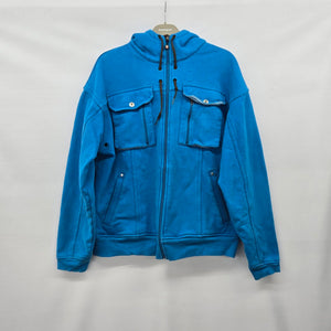 Lululemon Athletica Blue Full Zip Utility Hoodie Jacket Size XL