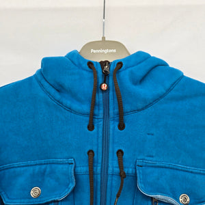Lululemon Athletica Blue Full Zip Utility Hoodie Jacket Size XL