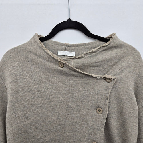 Dolce Ragazza Asymmetrical Button Cardigan Jacket - Size S