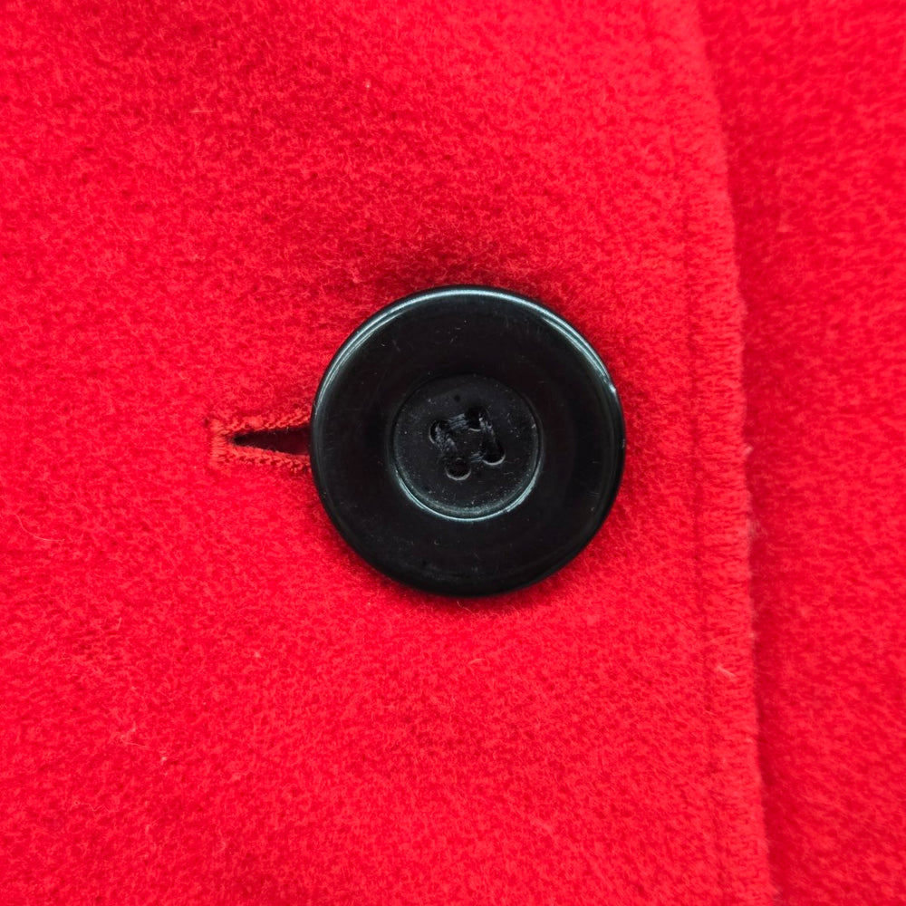 Planet Red Wool Cashmere Blend Button Front Coat Size 16