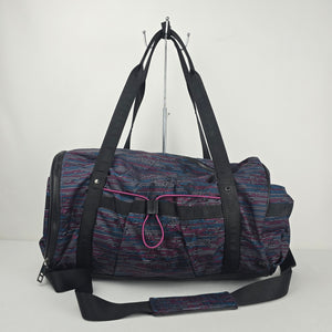 Lululemon SeaWheeze 2016 Run Ways Duffel Bag ASCII Regal Plum Tofino Teal