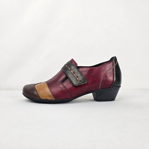 Remonte Multicolor Leather Mary Jane Comfort Shoes - Size 6
