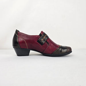 Remonte Multicolor Leather Mary Jane Comfort Shoes - Size 6