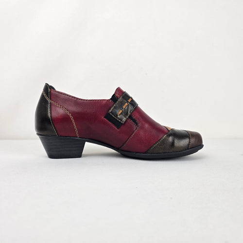 Remonte Multicolor Leather Mary Jane Comfort Shoes - Size 6