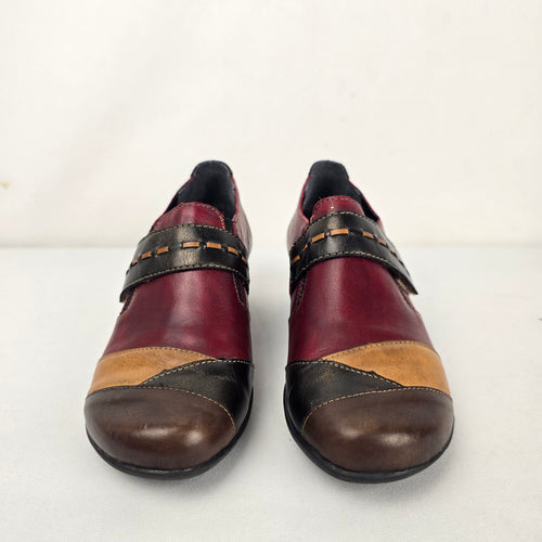 Remonte Multicolor Leather Mary Jane Comfort Shoes - Size 6