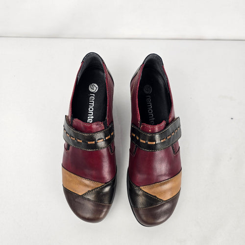 Remonte Multicolor Leather Mary Jane Comfort Shoes - Size 6