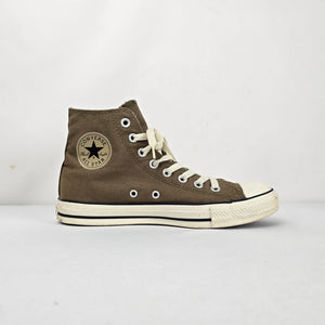 Converse All Star Chuck Taylor Brown Plaid High Top Sneakers Size 9