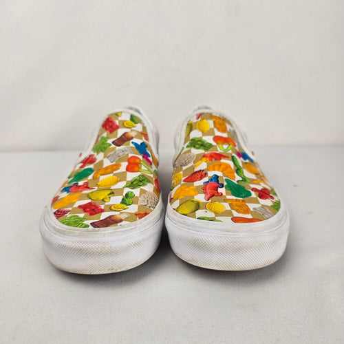 Vans x HARIBO Classic Slip-On Candy Checkerboard Sneakers Size 9