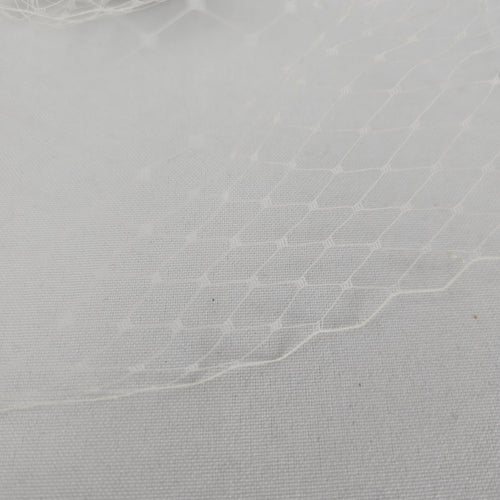 Joshua B Designs Ivory Floral Birdcage Veil Fascinator Bridal Hair Comb