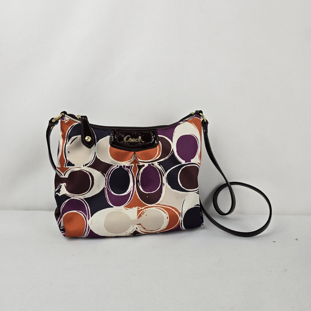 Coach Poppy Signature C Optical Art Crossbody Bag