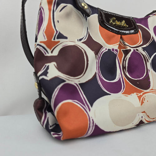 Coach Poppy Signature C Optical Art Crossbody Bag