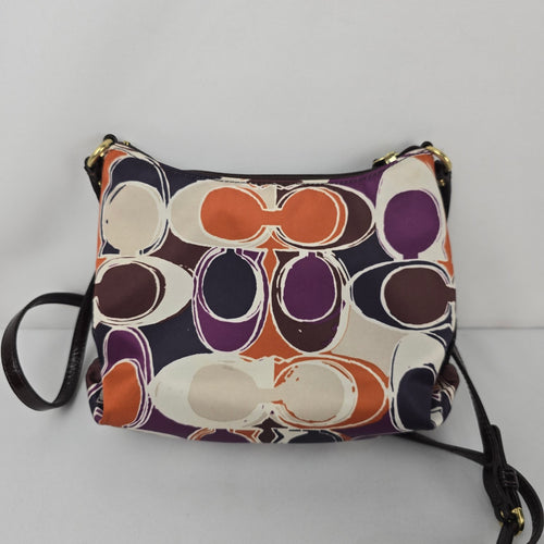 Coach Poppy Signature C Optical Art Crossbody Bag