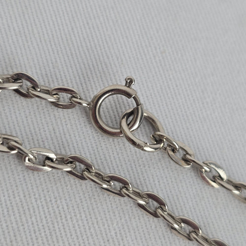 Vintage R. Tennesmed Sweden Pewter Viking Ship Pendant Necklace