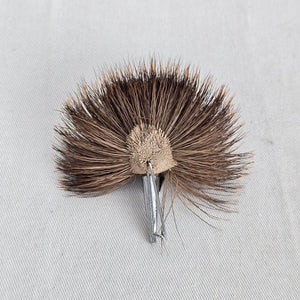 Vintage Monteiths of Glasgow Real Scottish Plume Stag Brooch Pin
