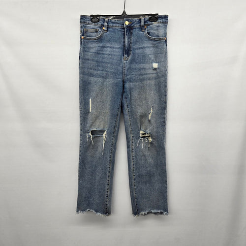 Vintage Kendall + Kylie Distressed Blue Denim Jeans Size 11/30