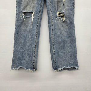 Vintage Kendall + Kylie Distressed Blue Denim Jeans Size 11/30