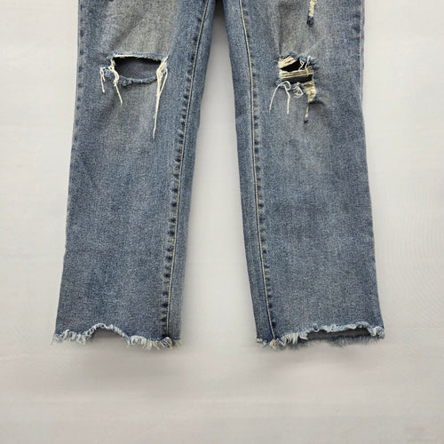 Vintage Kendall + Kylie Distressed Blue Denim Jeans Size 11/30