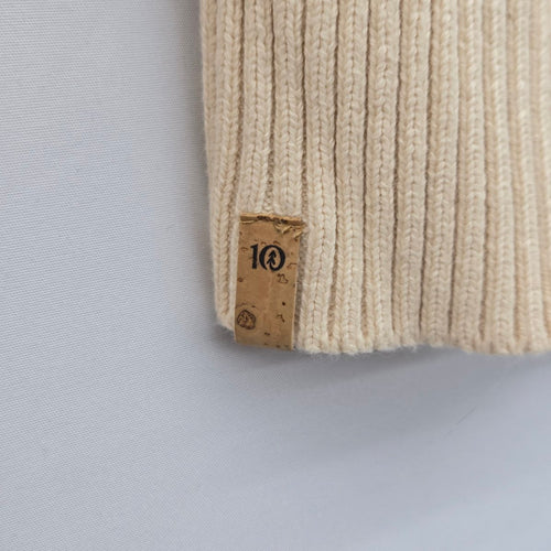 Tentree Cream Organic Cotton Open Knit Cropped Cardigan Sweater - Size XS