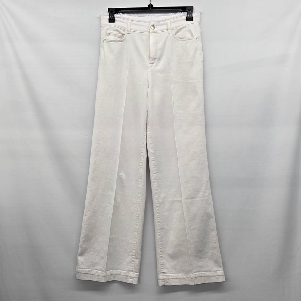 Vintage Marc Cain White Wide Leg Pants - Size L