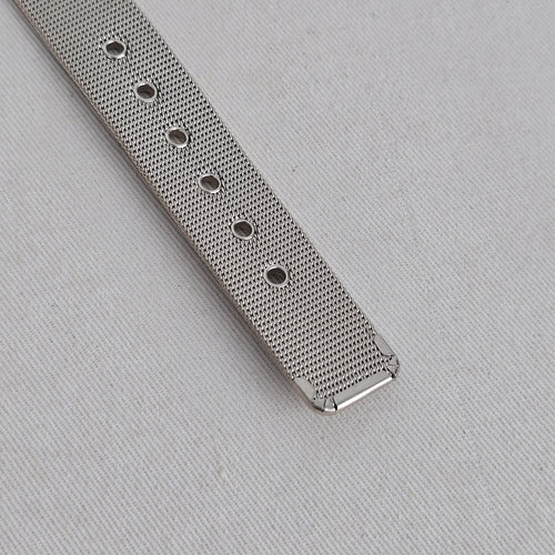 Vintage Square Minimalist Rose Gold Tone Silver Mesh Band Watch