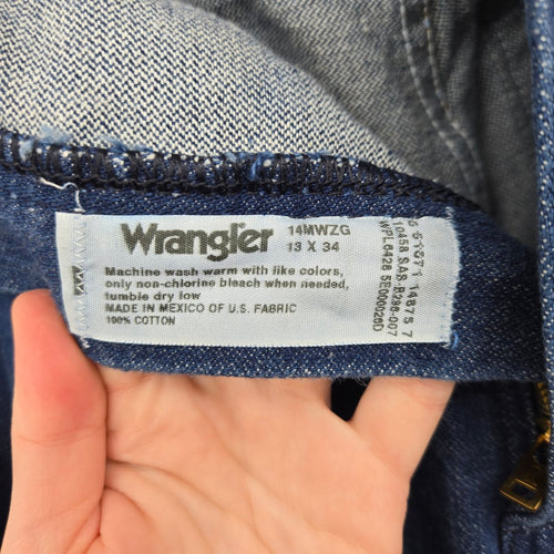 Wrangler Women’s Cowboy Cut 14MWZG  High Rise Dark Indigo Jeans - Size 13x34