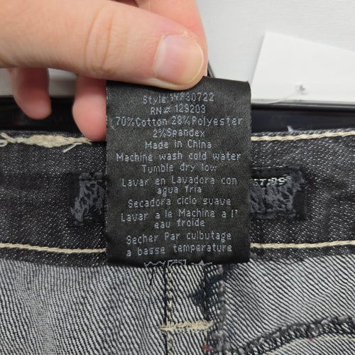 Vintage Y2k Cello Jeans Dark Gray Wash Bootcut Size 9