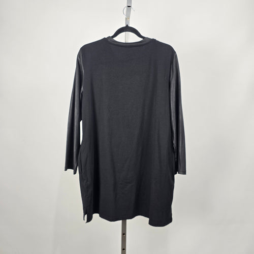 Miss Nikky Black Halloween Long Sleeve Tunic Dress Size XXL