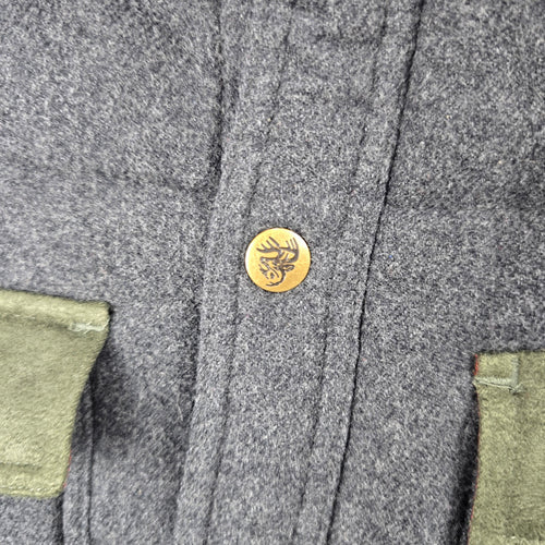 Legendary Whitetails Gray Olive Quilted Shirt Jacket Size L