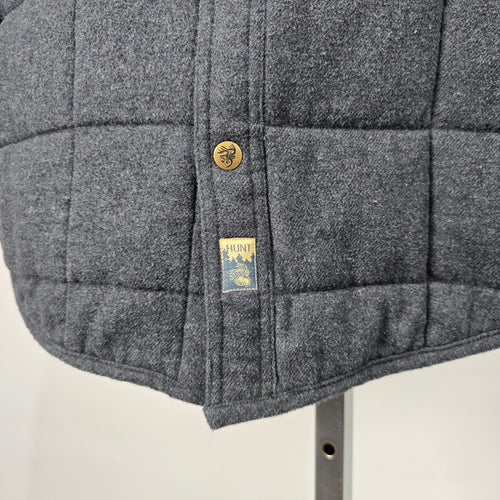 Legendary Whitetails Gray Olive Quilted Shirt Jacket Size L