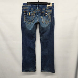 True Religion Straight Leg Medium Blue Wash Bootcut Jeans Size 30