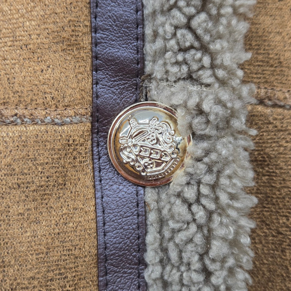 Vintage Camel Brown Cropped Jacket - Size M/L