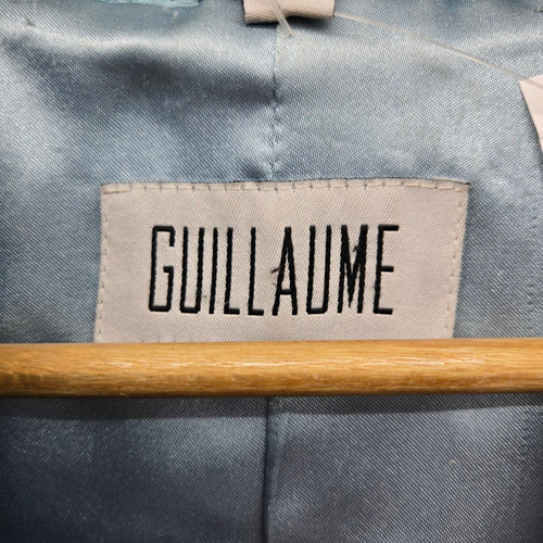 Guillaume Women’s Light Blue Perforated Leather Jacket - Size 1X