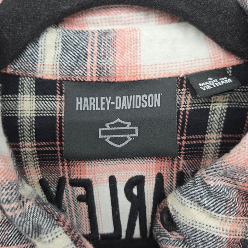 Harley-Davidson Plaid Flannel Shirt Size S
