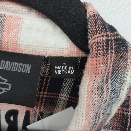 Harley-Davidson Plaid Flannel Shirt Size S