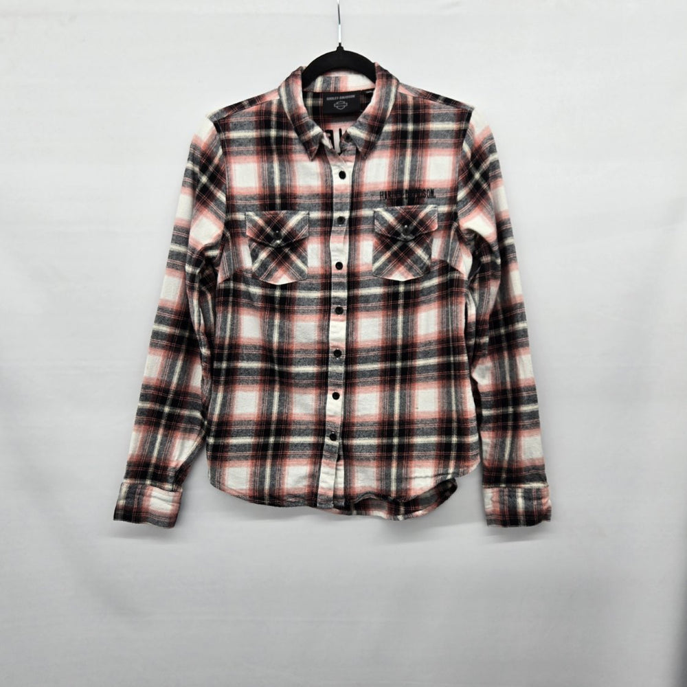 Harley-Davidson Plaid Flannel Shirt Size S