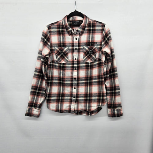 Harley-Davidson Plaid Flannel Shirt Size S