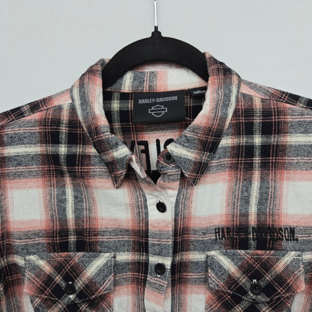 Harley-Davidson Plaid Flannel Shirt Size S
