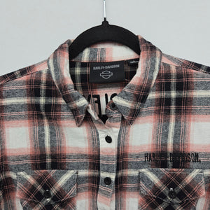 Harley-Davidson Plaid Flannel Shirt Size S