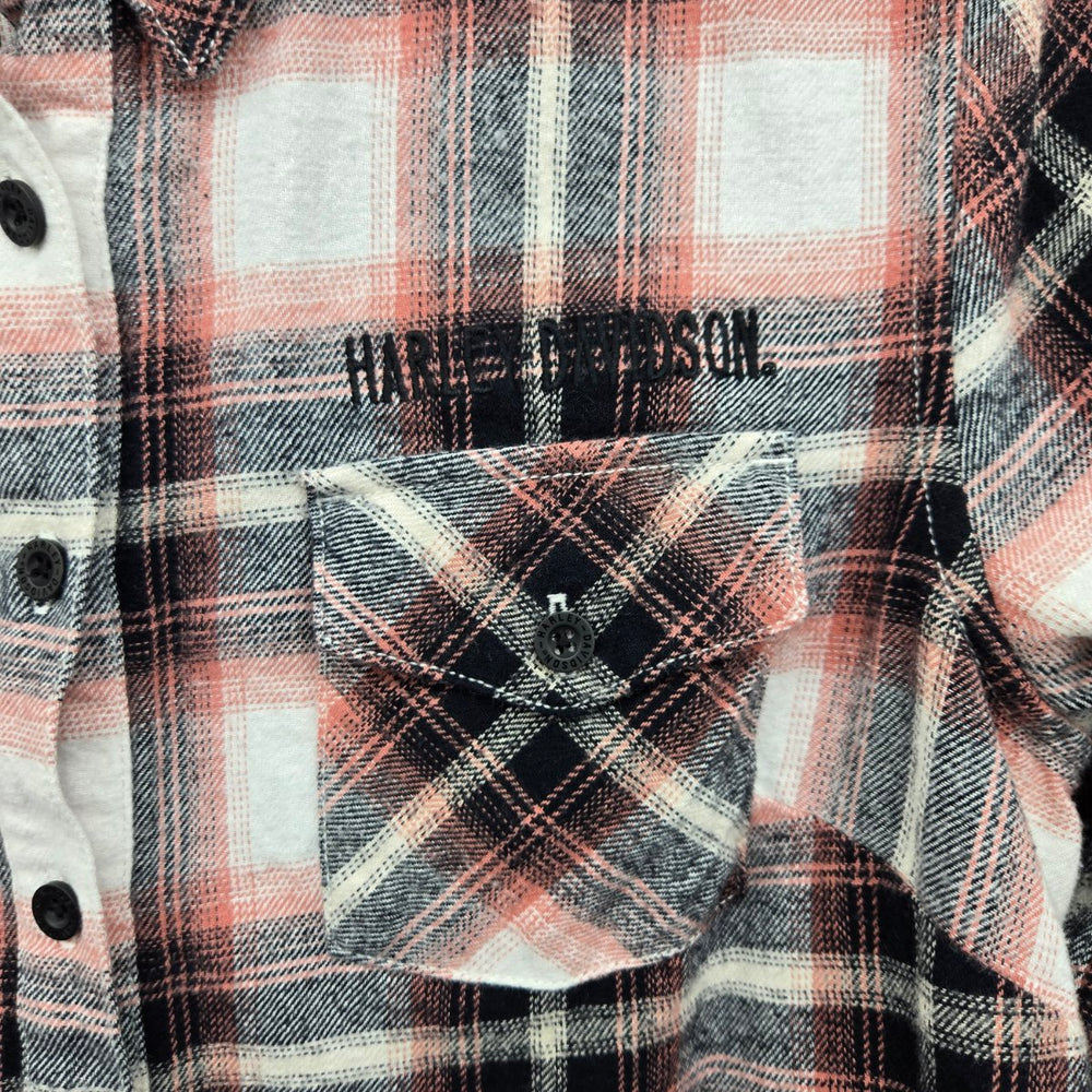 Harley-Davidson Plaid Flannel Shirt Size S