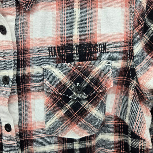 Harley-Davidson Plaid Flannel Shirt Size S