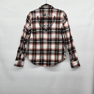 Harley-Davidson Plaid Flannel Shirt Size S