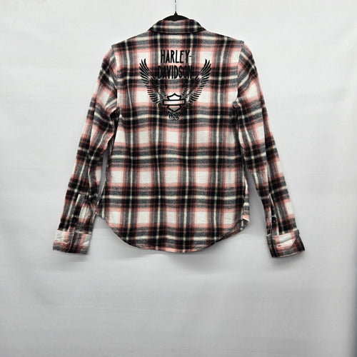 Harley-Davidson Plaid Flannel Shirt Size S