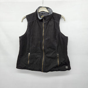 Noble Outfitters Women’s Black Quilted Vest Size XL