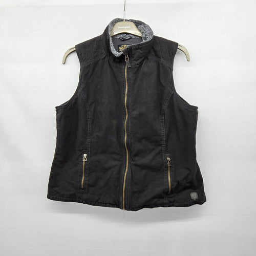 Noble Outfitters Women’s Black Quilted Vest Size XL