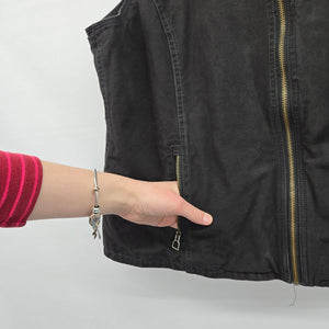 Noble Outfitters Women’s Black Quilted Vest Size XL