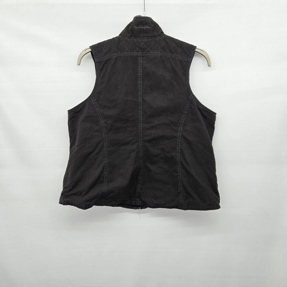 Noble Outfitters Women’s Black Quilted Vest Size XL