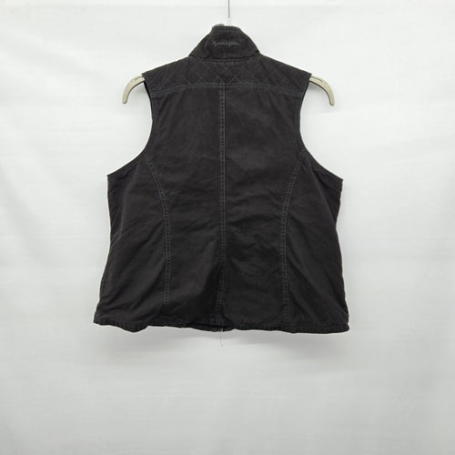 Noble Outfitters Women’s Black Quilted Vest Size XL