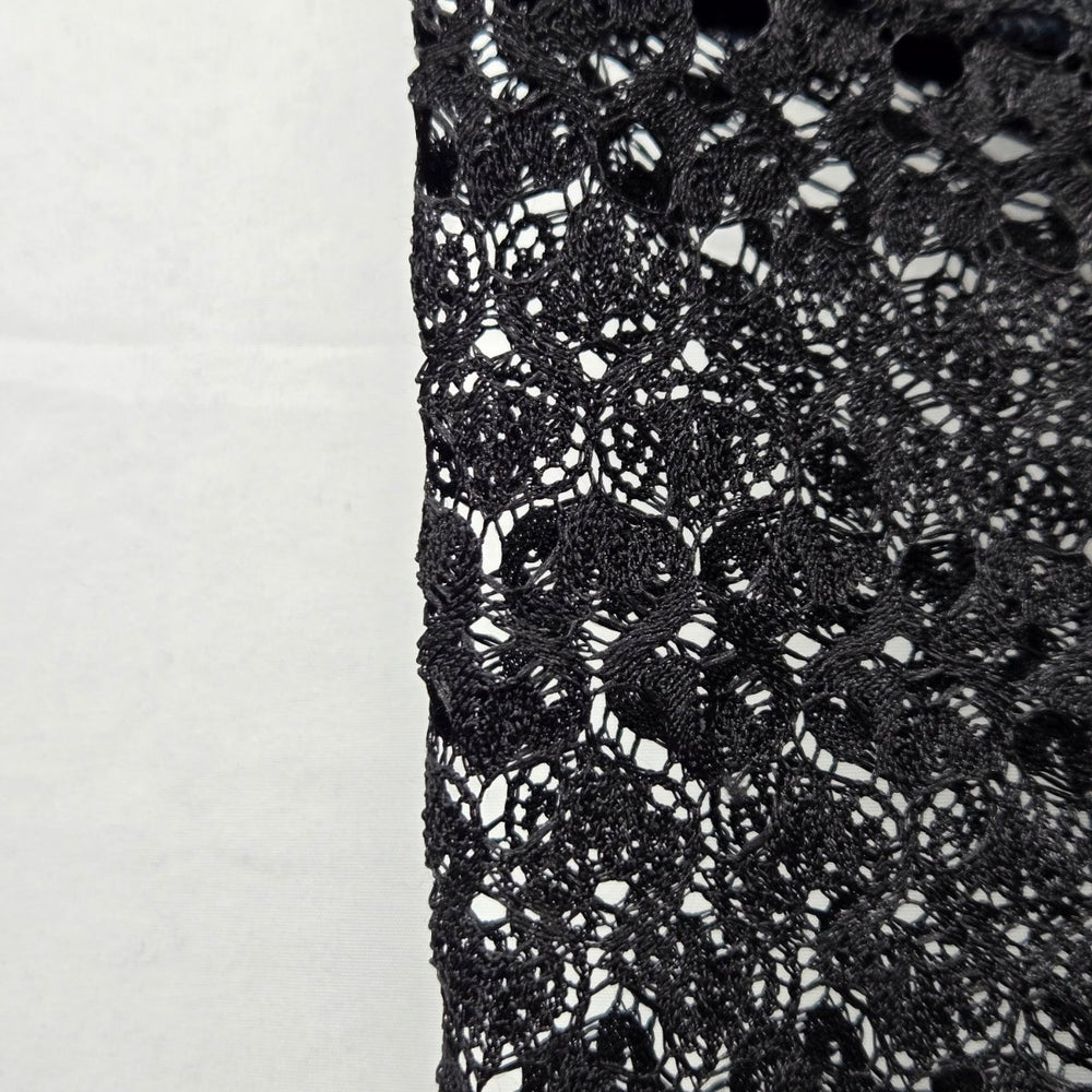 FRAME Black Lace Hem Flare Jeans Size 2