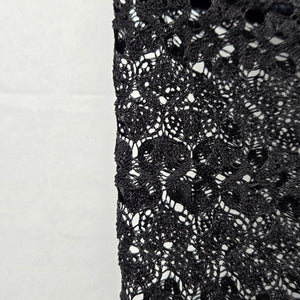 FRAME Black Lace Hem Flare Jeans Size 2