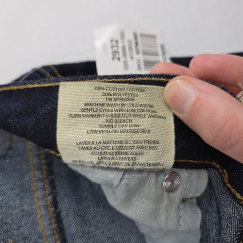 Blue Notes Women’s Paris Boot Cut Jeans Dark Wash Denim - Size 24/32